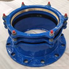 BSEN545/ISO2531  PN10/16 ductile iron grip/restrained flange adaptor for PE pipe